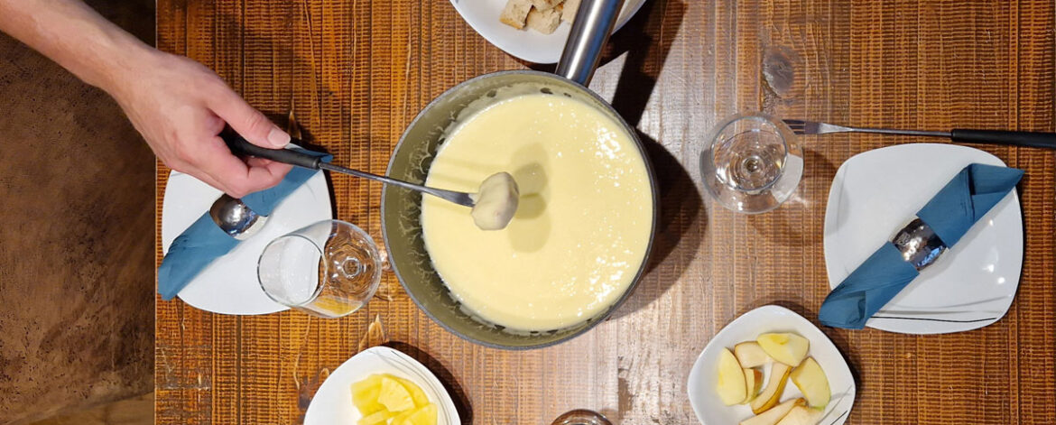 Hausgemachtes Fondue aus dem Appenzell