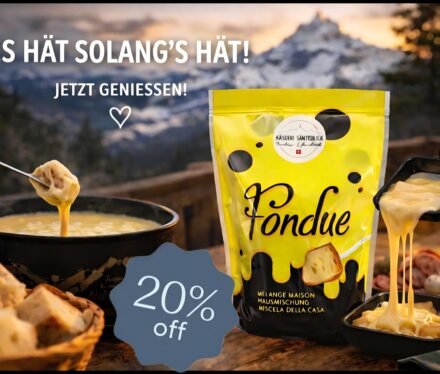 Aktion Fondue und Raclette